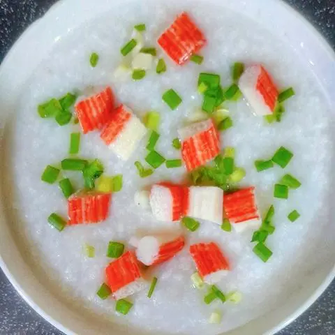 Hình ảnh cháo thanh cua + thịt bằm( size lớn)
