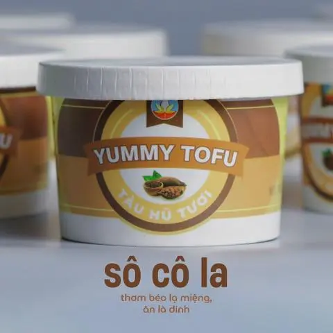 Hình ảnh Tàu hũ tươi Yummy Tofu vị socola