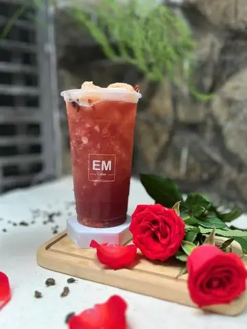 Hình ảnh Trà olong vải hoa hồng