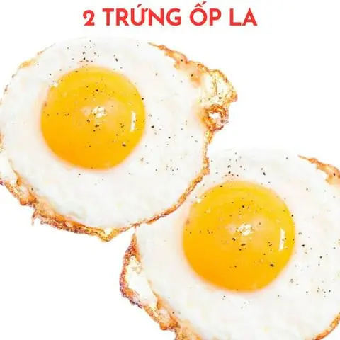 Hình ảnh 2 trứng Ốp la