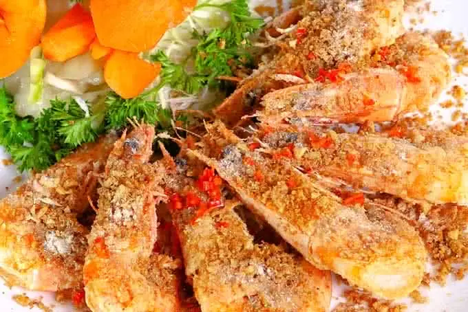 Hình ảnh Tôm sú rang muối
