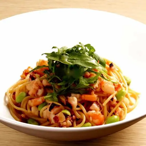 Hình ảnh Seafood - edamame spaghetti