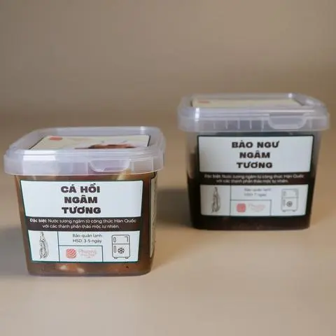 Hình ảnh Combo Cá Hồi (M) + Bào Ngư (M)