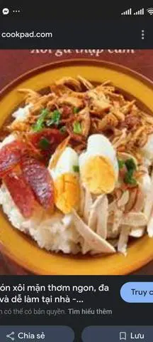 Hình ảnh xôi mặn