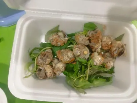 Hình ảnh ốc hương rang muối ớt