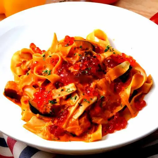 Hình ảnh Fettuccine smoked salmon