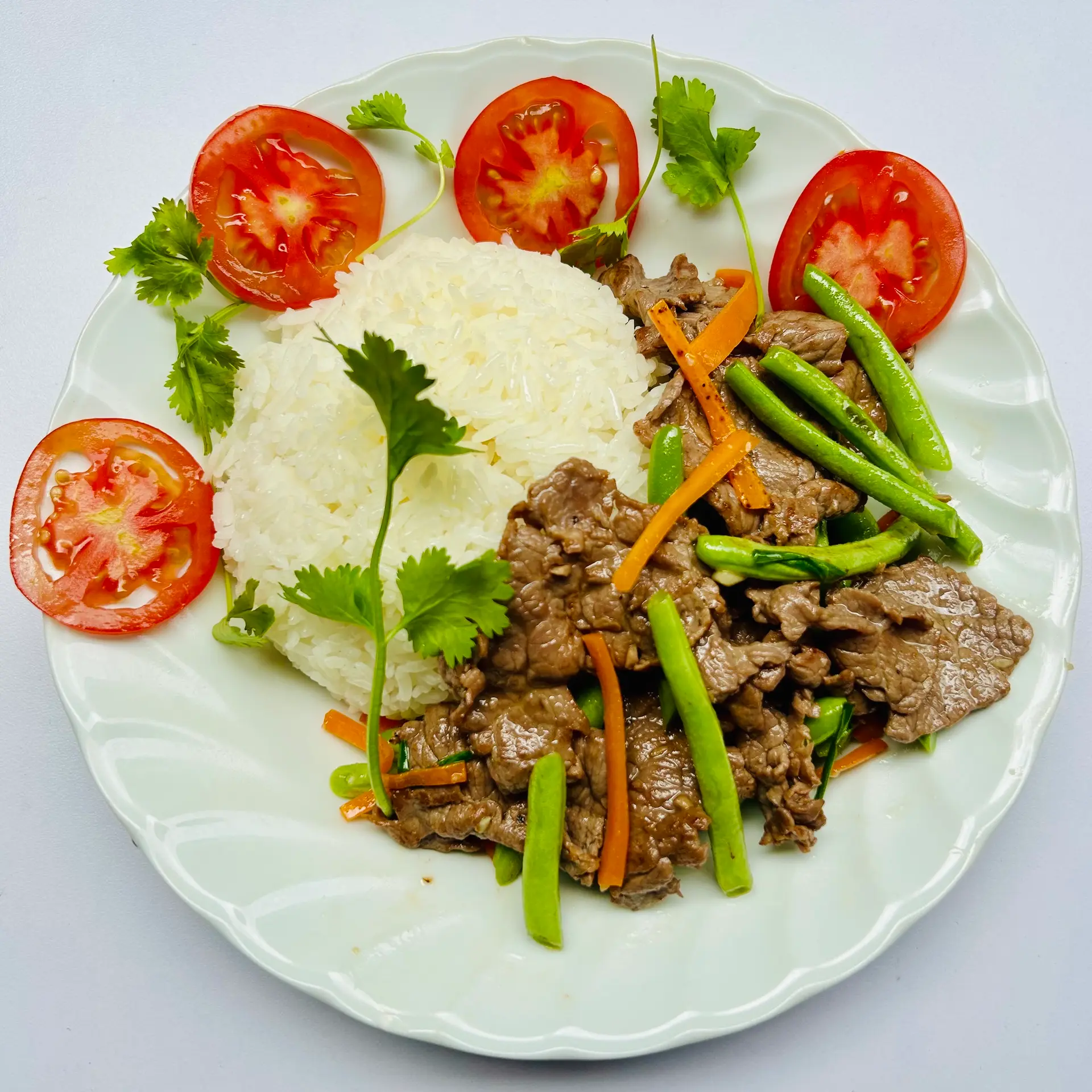 Hình ảnh Cơm bò xào đậu que