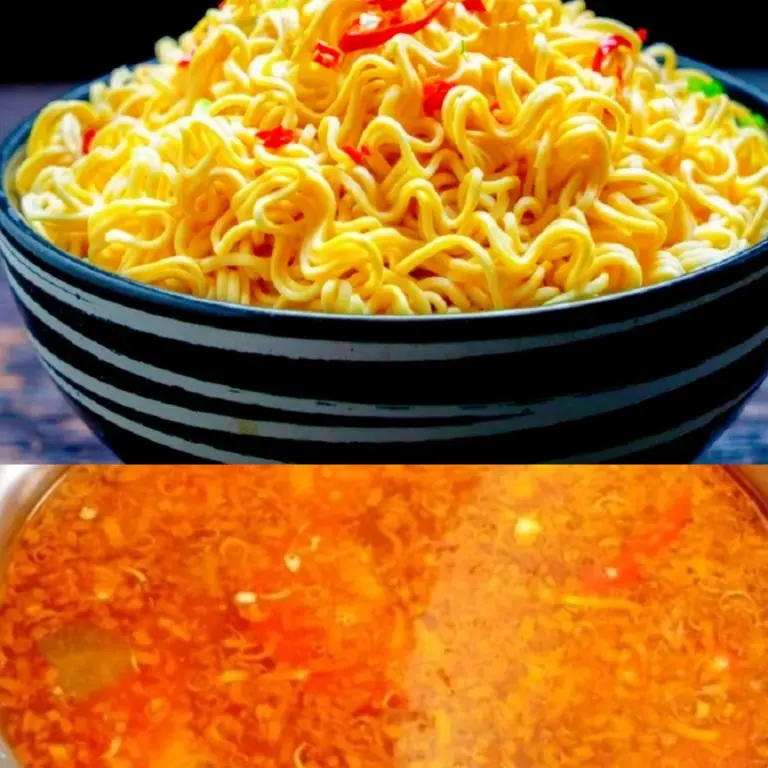 Hình ảnh Mì + Nước Lẩu (Kèm Bắp/Cải Thảo, Nấm Kim Châm)