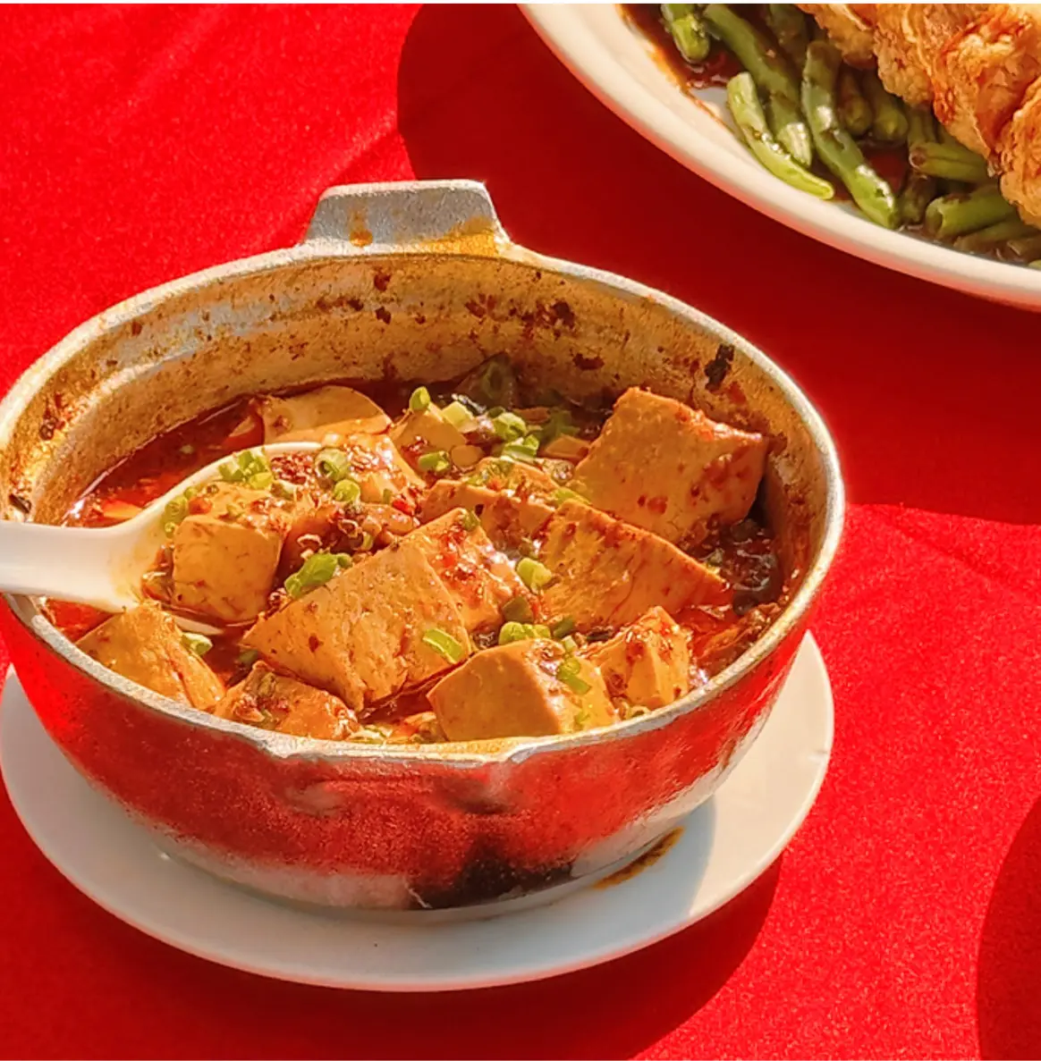 Hình ảnh Đậu hũ ma bà - Braised tofu in sichuan style