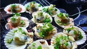 Hình ảnh Sò điệp nướng mỡ hành