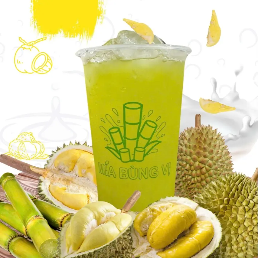 Hình ảnh Mía mix sầu riêng