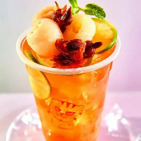 Hình ảnh Trà vải hoa hồng