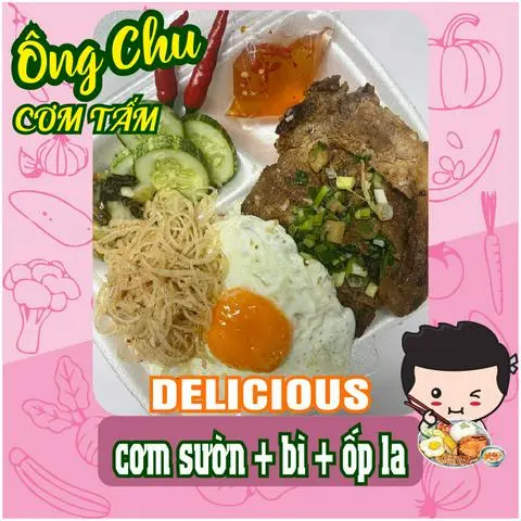 Hình ảnh Cơm sườn bì ốpla