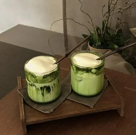 Hình ảnh Matcha Latte Sữa Dừa Kem Cheese