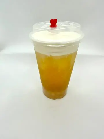 Hình ảnh Trà ô long trân châu kem phô mai - Sweet Cheese Bubble Oolong Tea -  甜芝士珍珠乌龙茶