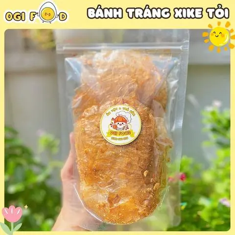Hình ảnh Bánh Tráng Xike Tỏi Siêu Cay Zip 500g