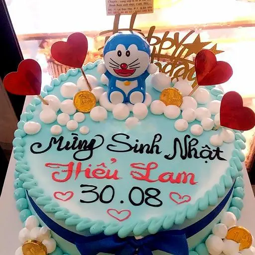 Hình ảnh Bánh Kem Đô Rê Mon Size 20cm