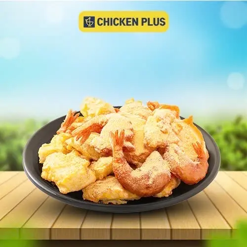 Hình ảnh Gà tôm chiên rắc bột phô mai