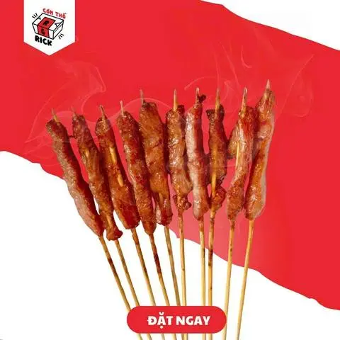 Hình ảnh Combo 10 Xiên Thịt Vịt Phong Vị Bò
