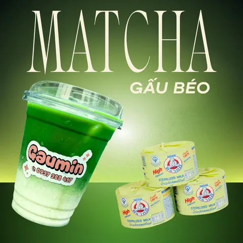 Hình ảnh Matcha Gấu béo