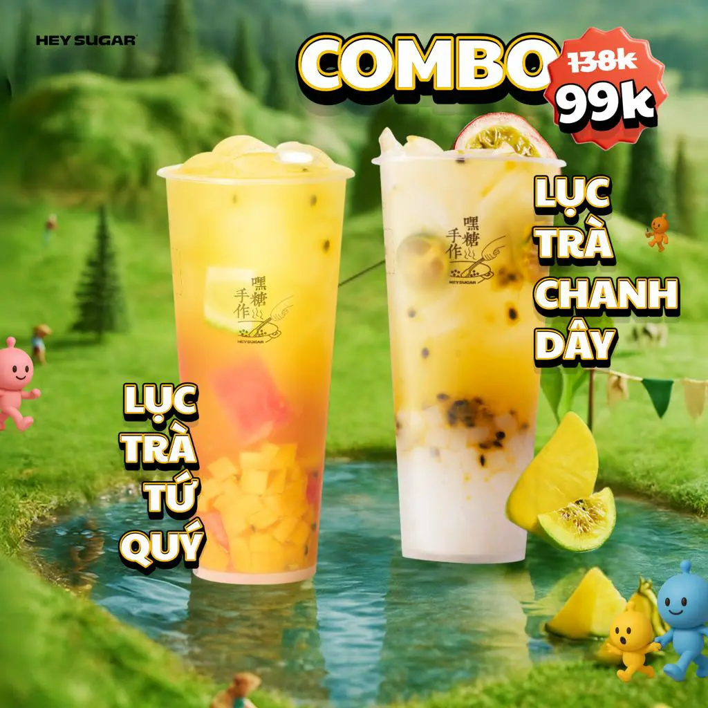 Hình ảnh Combo Lục Trà Tứ Quý & Lục Trà Chanh Dây