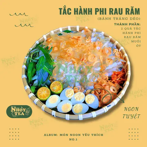 Hình ảnh Dẻo Tắc Hành Phi Rau Răm (3 Trứng)