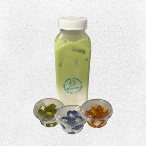 Hình ảnh MATCHA LATTE THẠCH TRÀ NHÂN PHÔ MAI ( 3 VIÊN)