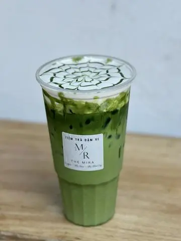 Hình ảnh Ly 1.300 lít Matcha latte ( đã có kem muối)