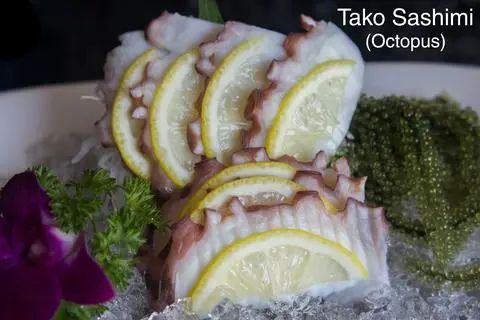 Hình ảnh Sashimi Bạch tuộc 