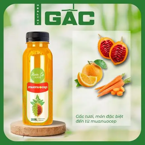 Hình ảnh Gấc Cam Carrot Healthy