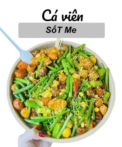 Hình ảnh Combo cá viên sốt me