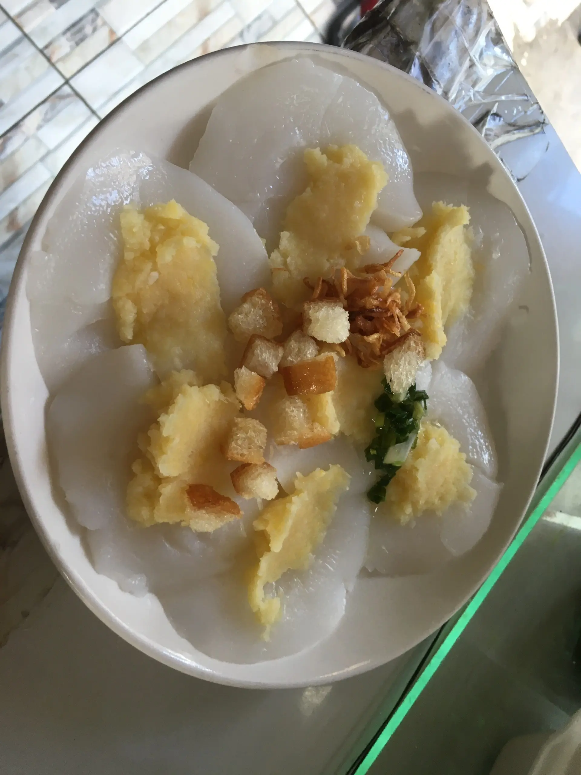 Hình ảnh Bánh bèo đậu xanh chay