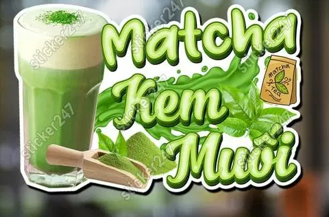 Hình ảnh Mátcha kem muối