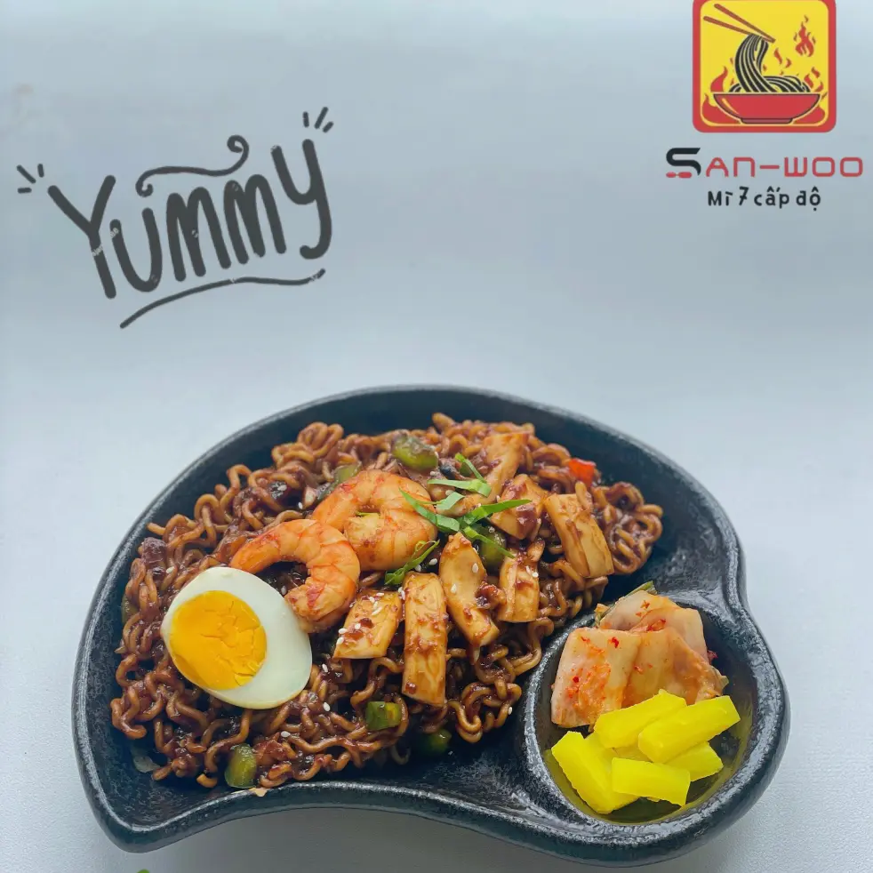 Hình ảnh Mì Trộn Tương Đen Thập Cẩm