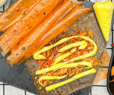 Hình ảnh Bt Tôm cuộn bơ Hành Phi (cuốn sẵn) 