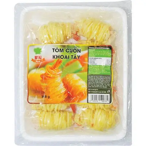 Hình ảnh Tôm Cuộn Khoai Tây - Khay 10 Con