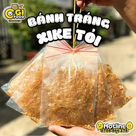 Hình ảnh Bánh Tráng Xi.Ke Muối Tỏi Siêu Cay
