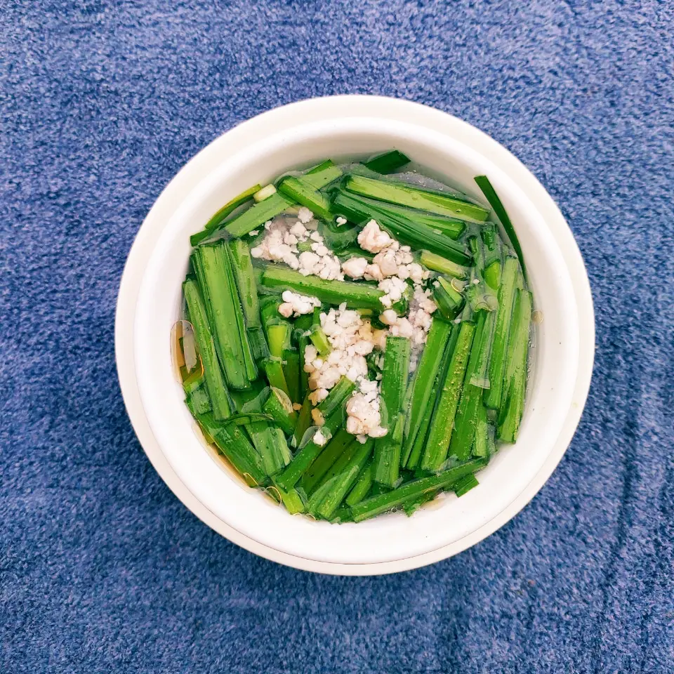 Hình ảnh Canh hẹ thịt bằm