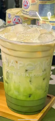 Hình ảnh Matcha latte sữa hạt