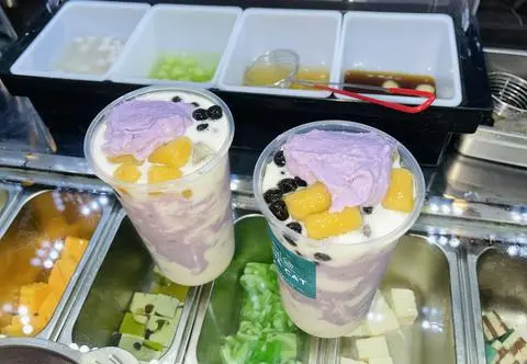 Hình ảnh Sữa Tươi Sốt Khoai Môn Tươi 