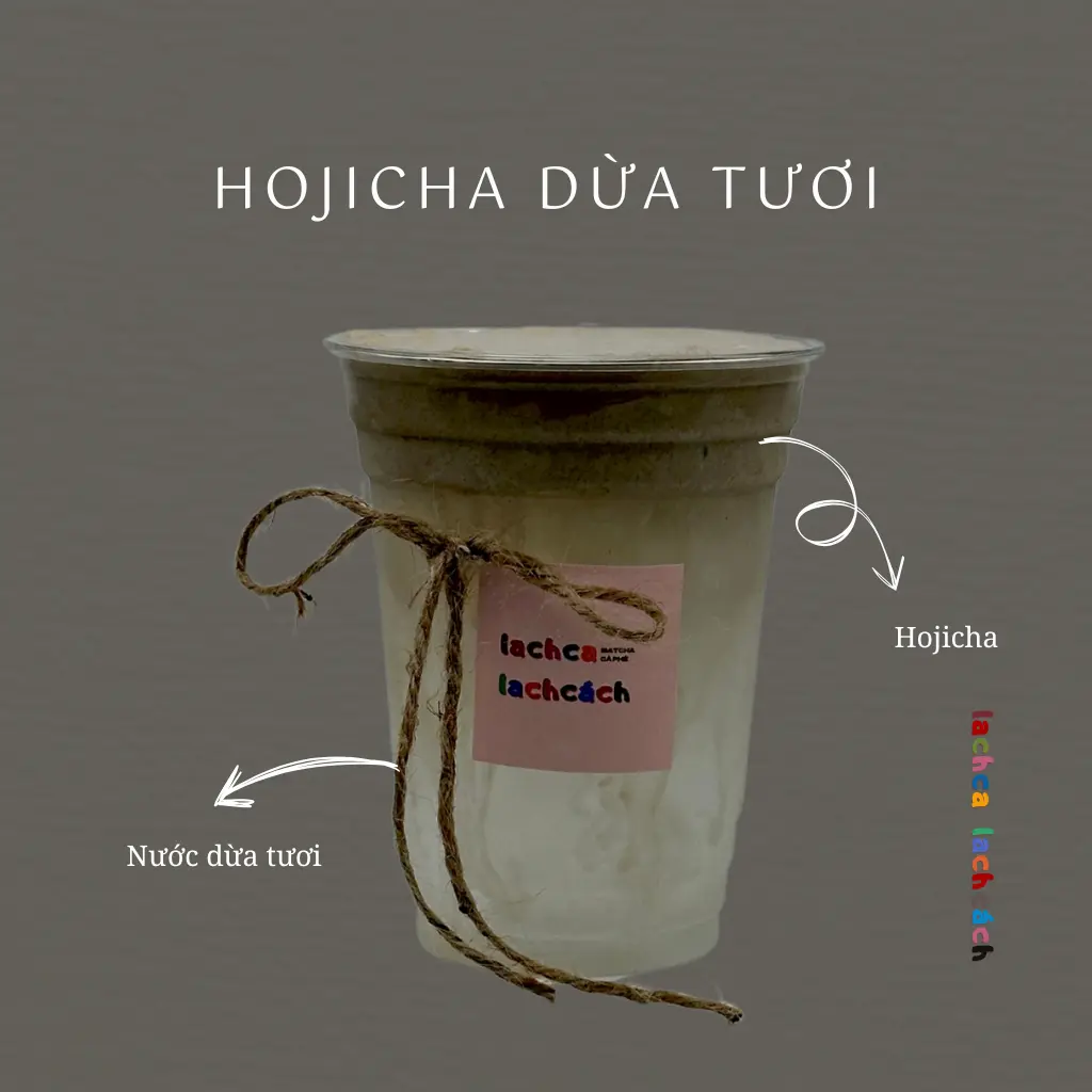 Hình ảnh Houjicha Dừa Tươi