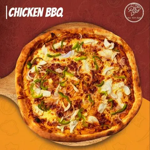 Hình ảnh Chicken BBQ Pizza Kích Cỡ 42Cm