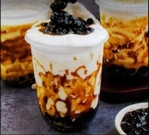 Hình ảnh Sữa tươi trân châu đường đen
