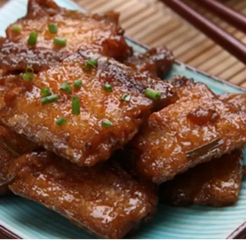 Hình ảnh cơm cá hố chiên mắm tỏi 