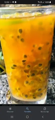 Hình ảnh trà chanh dây ly700ml 