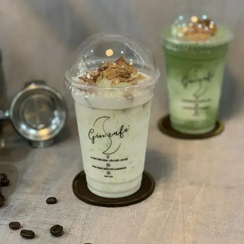 Hình ảnh Sữa dừa cốm non đá xay