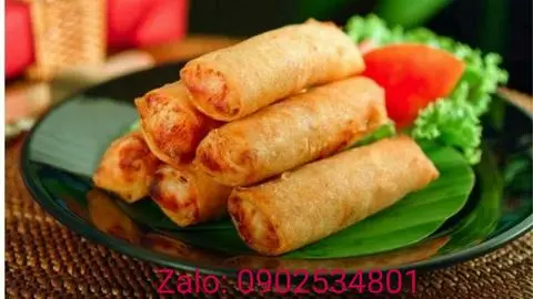 Hình ảnh Chả giò chay chiên giòn
