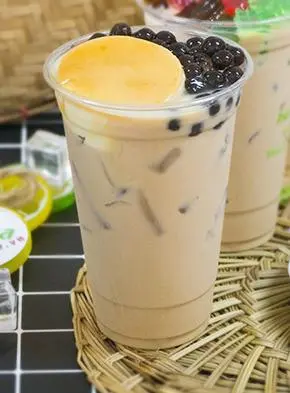 Hình ảnh Trà Sữa Trân Châu - Bánh Flan