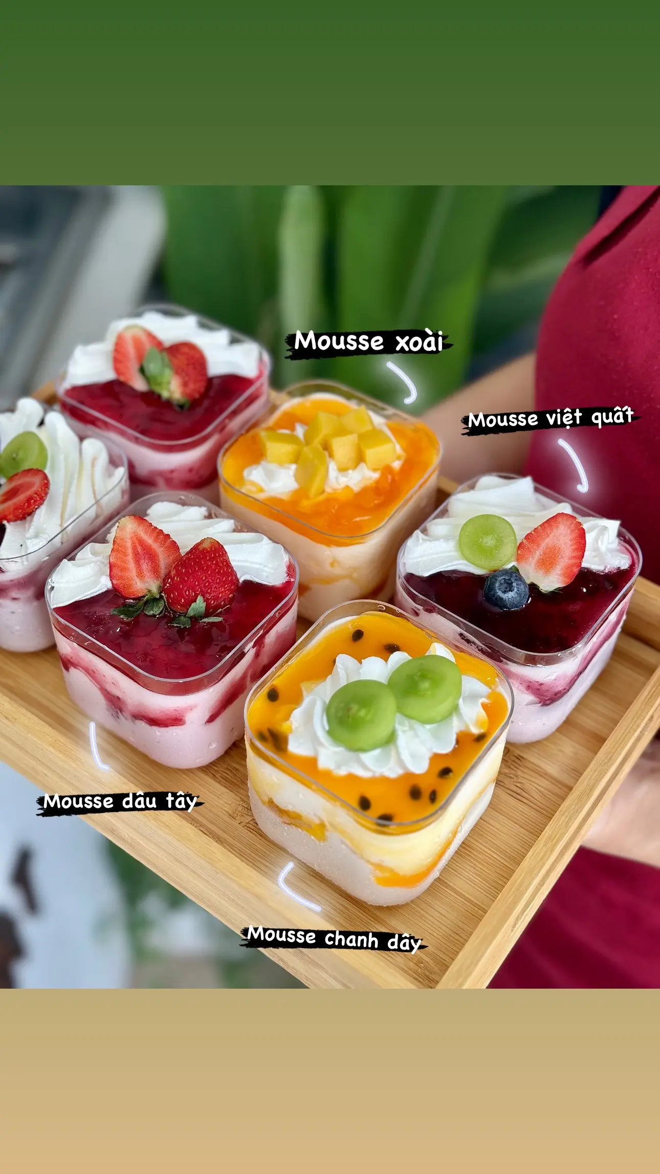 Hình ảnh Mousse việt quất
