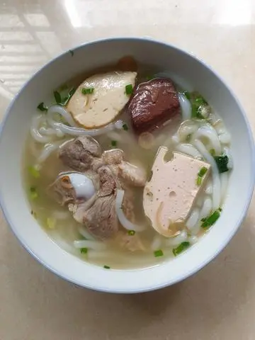Hình ảnh bún mọc chả xương 